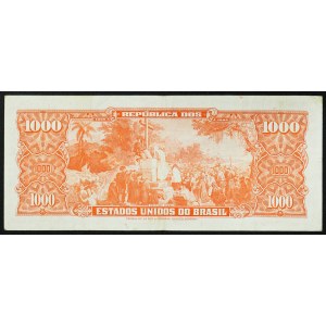 Brazil, Republic, 1.000 Cruzeiros n.d. (1963)