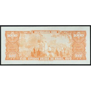 Brazil, Republic, 1.000 Cruzeiros n.d. (1966-67)