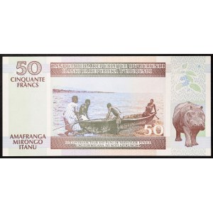 Burundi, Republik, 50 Francs 01/08/2001