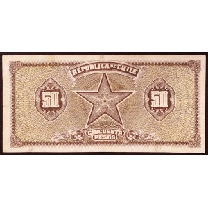 Chile, Republic, 50 Pesos 23/03/1927
