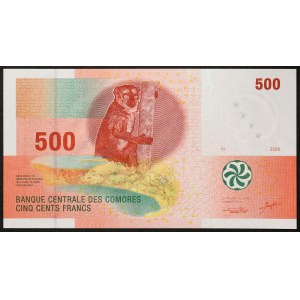 Comoros, Federal Islamic Republic, 500 Francs 2006