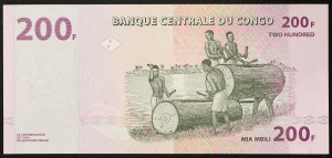 Congo, Democratic Republic, 200 Francs 31/07/2007