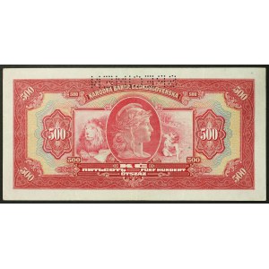 Czechoslovakia, First Republic, 500 Korun 02/05/1929