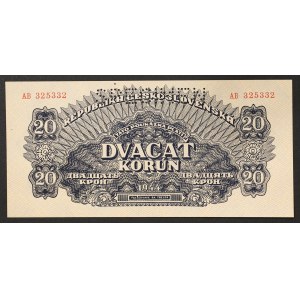 Czechoslovakia, 20 Korun 1944