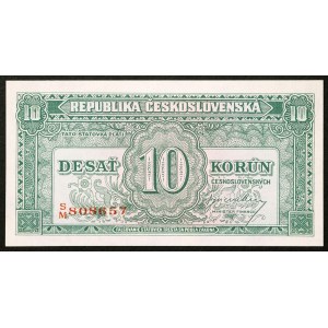 Czechoslovakia, 10 Korun n.d. (1945)