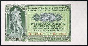 Czechoslovakia, 50 Korun 1953