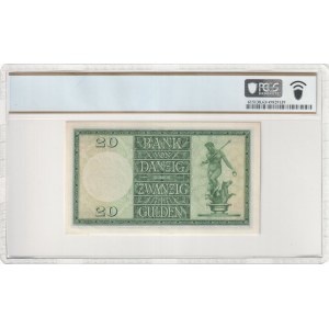 Danzig, wolne miasto, 20 Gulden 1937 Znane są tylko 2 drobniejsze.