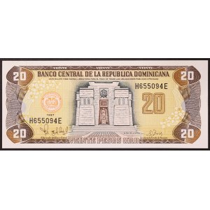Dominikanische Republik, 20 Pesos 1997