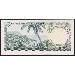 East Caribbean states, 5 Dollars n.d. (1965)