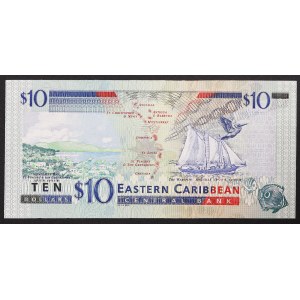 East Caribbean states, St. Vincent & The Grenadines (V), 10 Dollars n.d. (2000)