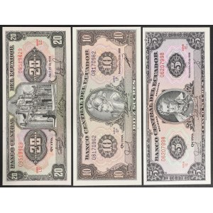 Ecuador, Republic, Lot 3 pcs.