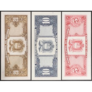 Ecuador, Republic, Lot 3 pcs.