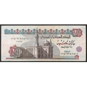 Egypt, Arab Republic, 100 Pounds 2008