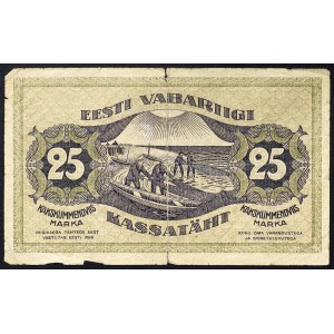 Estonia, Republic, 25 Marka 1919