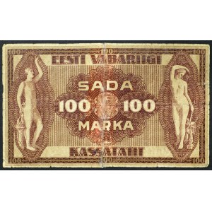 Estonia, Republic, 100 Marka 1919