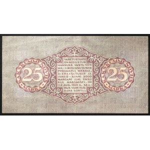 Estonia, Republic, 25 Marka 1922