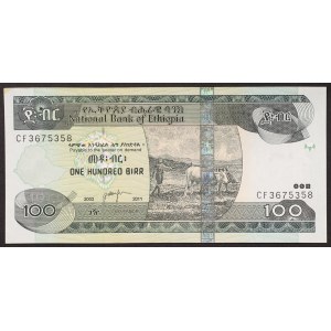 Ethiopia, Republic, 100 Birr 2011