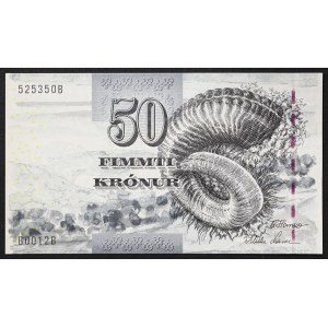 Faeroe Islands, 50 Kronur 2001