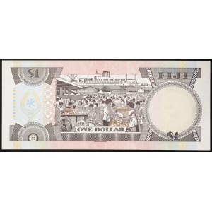 Fiji, Republic, 1 Dollar n.d. (1987)