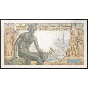 France, French State, 1.000 Francs 05/11/1942