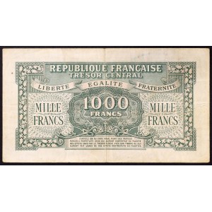 France, French State, 1.000 Francs n.d. (1944)