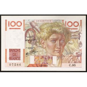 France, Fourth Republic, 100 Francs 05/09/1946