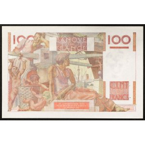 France, Fourth Republic, 100 Francs 05/09/1946