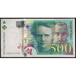 France, Fifth Republic, 500 Francs 1994