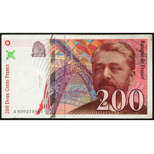 France, Fifth Republic, 200 Francs 1999
