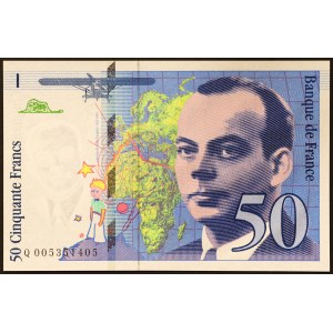 France, Fifth Republic, 50 Francs 1993