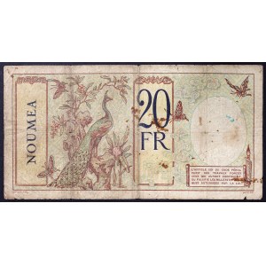 French New Caledonia, 20 Francs n.d. (1929)