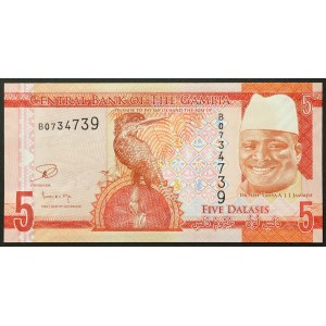 Gambia, Republic, 5 Dalasis n.d. (2015)