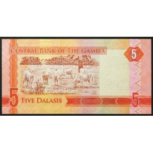 Gambia, Republic, 5 Dalasis n.d. (2015)