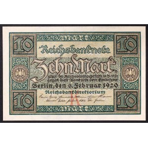 Germany, WEIMAR REPUBLIC, 10 Mark 06/02/1920