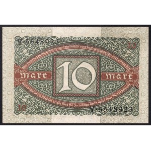 Germany, WEIMAR REPUBLIC, 10 Mark 06/02/1920