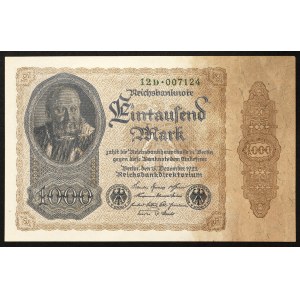 Germany, WEIMAR REPUBLIC, 1.000 Mark 15/12/1922