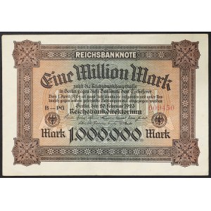 Germany, WEIMAR REPUBLIC, 1.000.000 Mark 01/05/1923