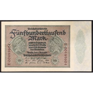 Germany, WEIMAR REPUBLIC, 500.000 Mark 01/05/1923