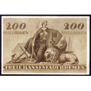 Germany, WEIMAR REPUBLIC, 200.000.000 Mark 1923