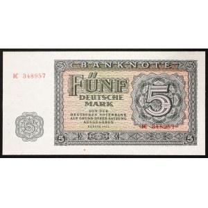 Germany, DEMOCRATIC REPUBLIC (DDR), 5 Mark 1955