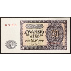 Germany, DEMOCRATIC REPUBLIC (DDR), 20 Mark 1955
