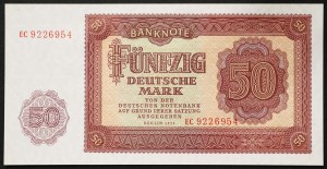 Germany, DEMOCRATIC REPUBLIC (DDR), 50 Mark 1955