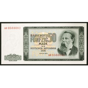 Germany, DEMOCRATIC REPUBLIC (DDR), 50 Mark 1964