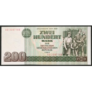 Germany, DEMOCRATIC REPUBLIC (DDR), 200 Mark 1985