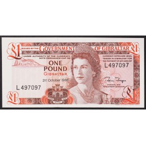 Gibraltar, British Colony, 1 Pound 08/06/1905
