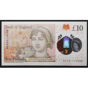 Great Britain, Kingdom, 10 Pounds 2016