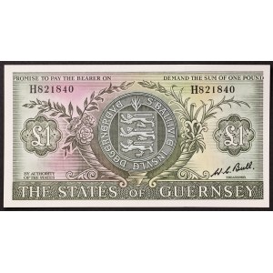 Guernsey, British Dependency, 1 Pound n.d. (1969-75)