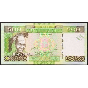 Guinea, Republic, 500 Francs 2006