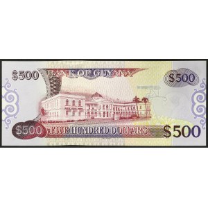 Guyana, Republic, 500 Dollars 2002