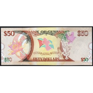 Guyana, Republic, 50 Dollars 2016